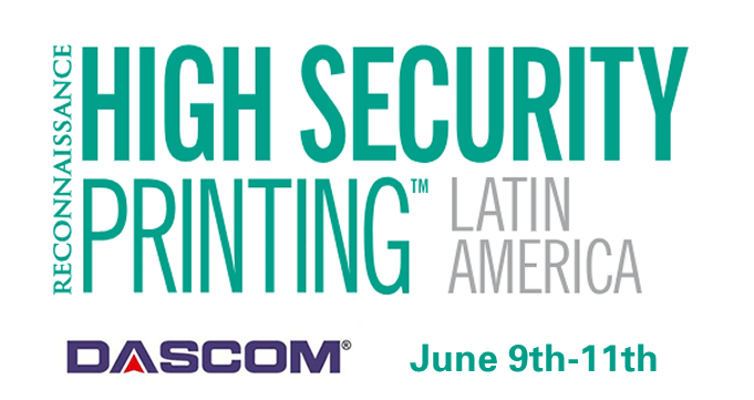 داسکام در نمایشگاه High Security Printing™ آمریکای لاتین به نمایش خواهد گذاشت