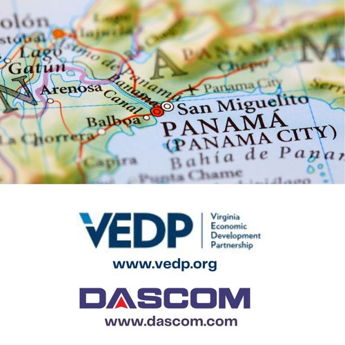 داسکام آمریکا در مأموریت تجاری شراکت توسعه اقتصادی ویرجینیا (VEDP) به پاناما و کاستاریکا شرکت خواهد کرد
